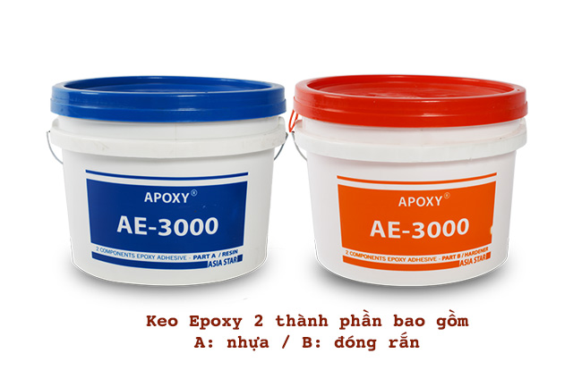 Keo epoxy 2 thành phần AE-3000 của ASIA STAR