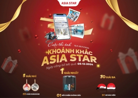 THÔNG BÁO  CUỘC THI ẢNH “ KHOẢNH KHẮC ASIA STAR”